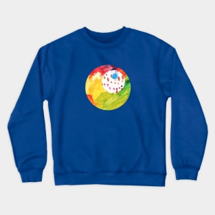 Watercolor geometrict painting Crewneck Sweatshirt